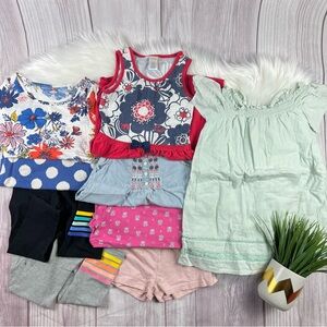 Assorted Brands Girls Size 7 Summer/Spring Bundle 🌸 Dress Shorts Capri Pants